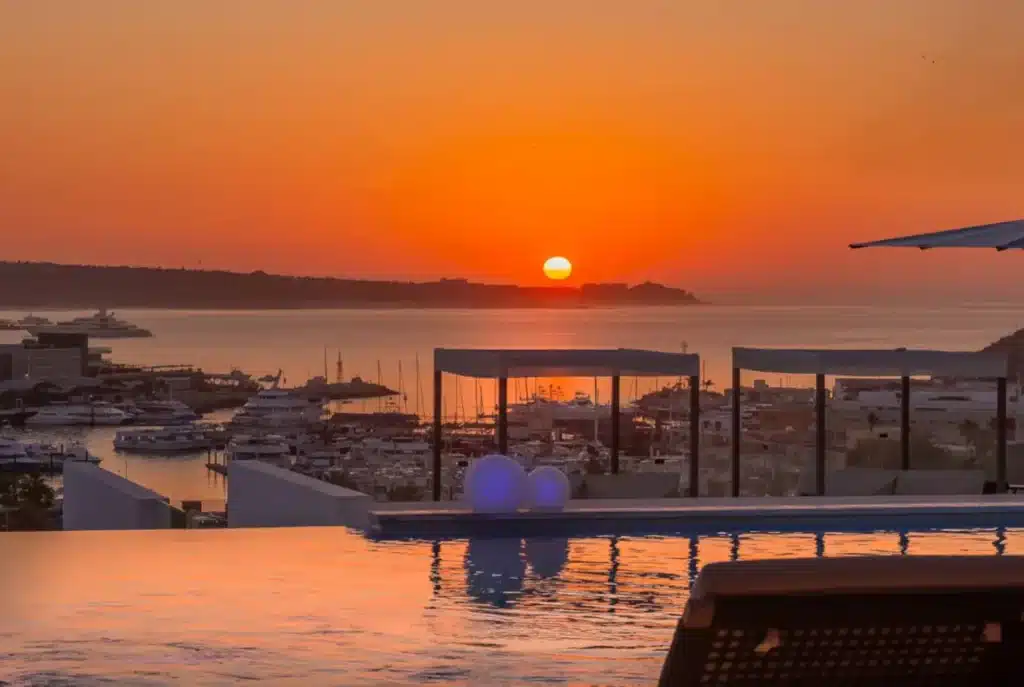 Cabo Villa 2 sunset pool
